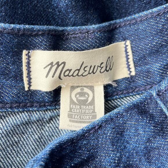 Madewell Extra Wide Leg Trouser Jeans Dark Wash Cotton Pockets Women's 25 - Picture 3 of 7